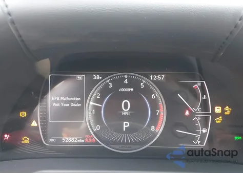 2020 Lexus Es 350 z USA, uszkodzony, nr VIN 58ADZ1B1XLU071002